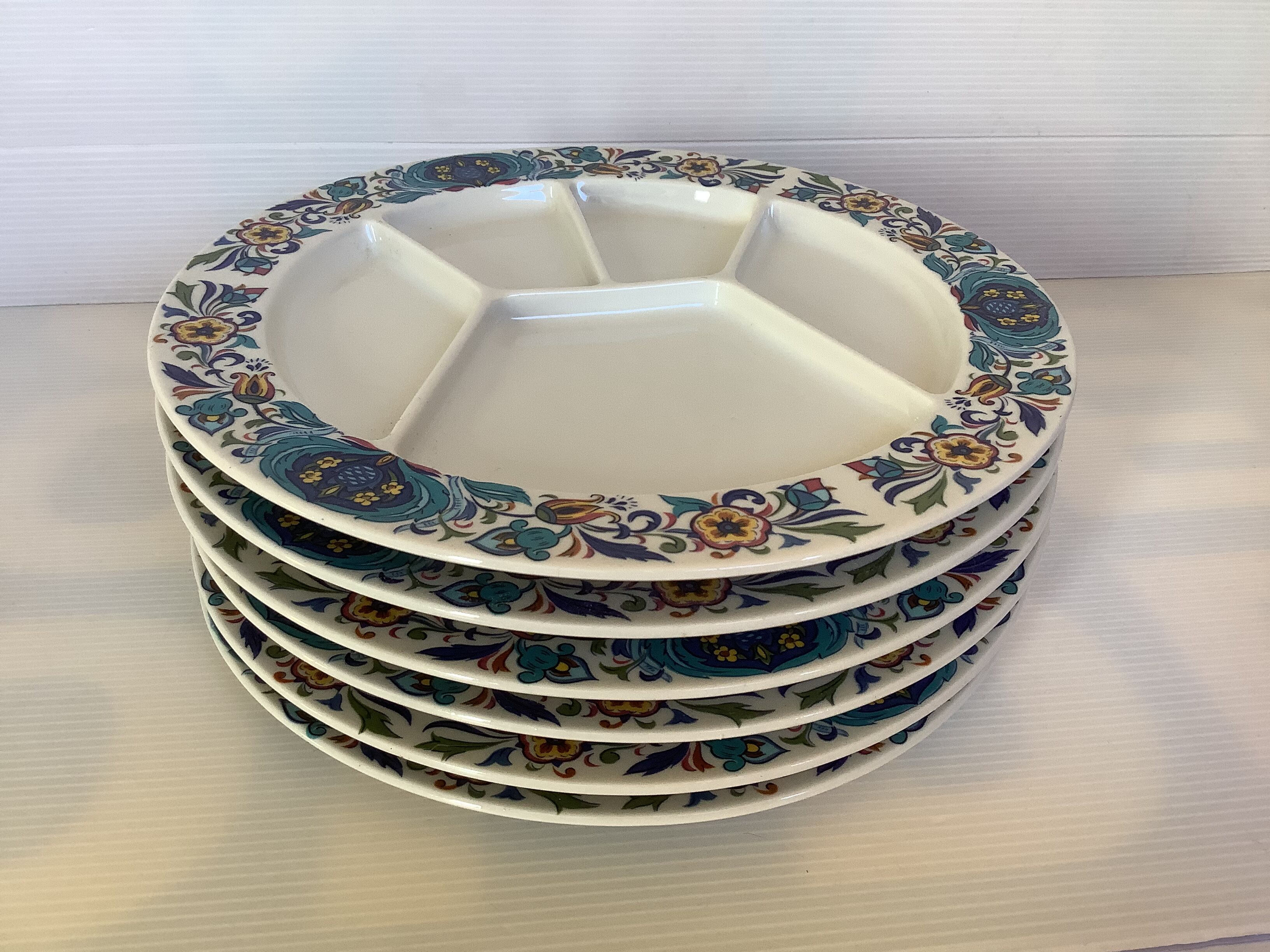 6 fondue plates Izmir villeroy and boch