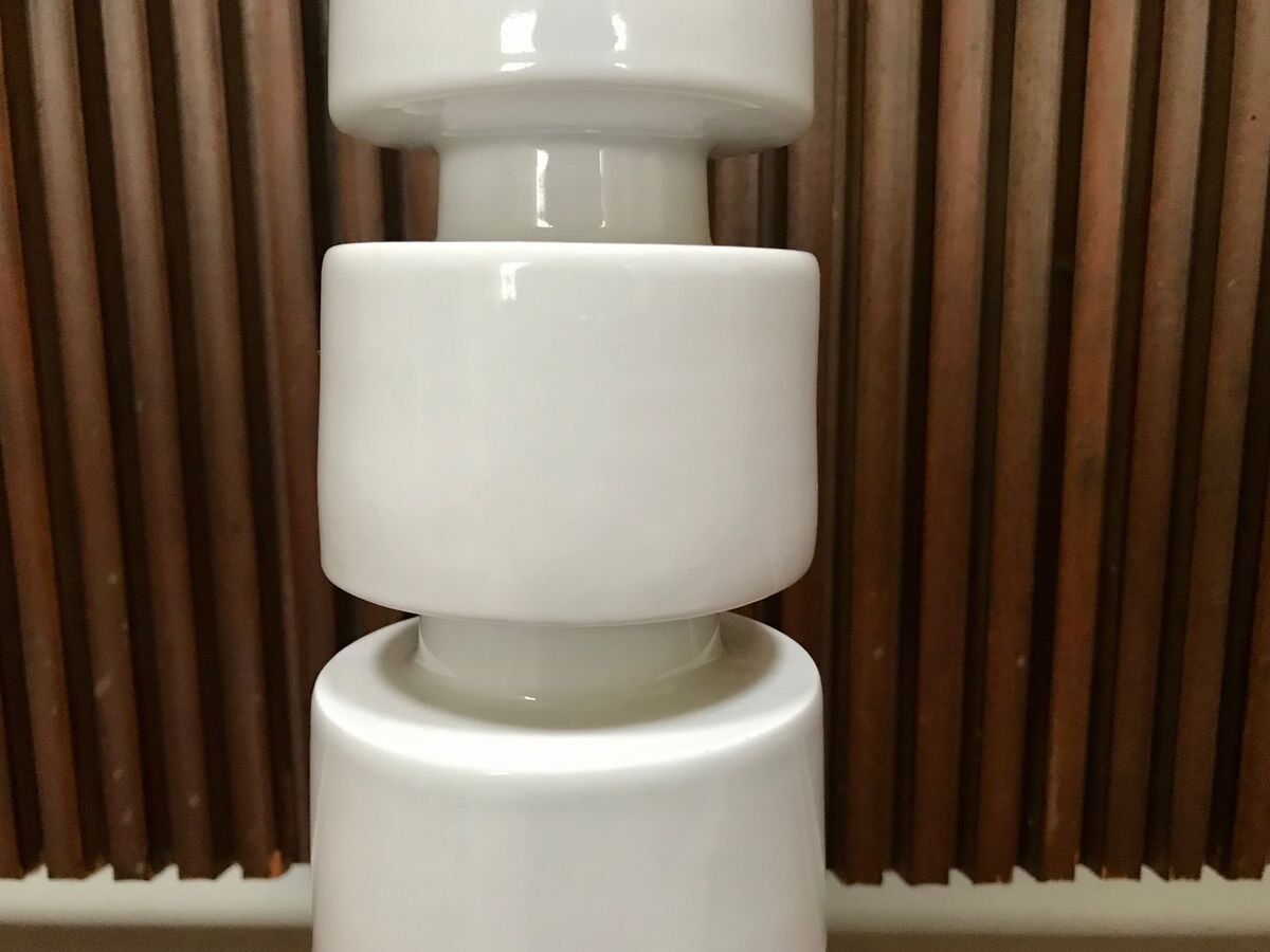 Sculptural Glazed Ceramic Art Table Lamp, Germany 1960s