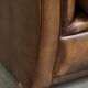 English cowhide leather Chesterfield 2-seater sofa in a luxurious colour
