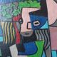 Tableau de la période bleue – Portrait de femme, d'après Pablo Picasso