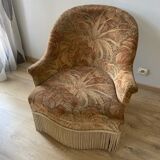 Toad armchair, early 20th century