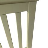 Lit en bois couleur vert