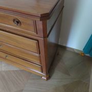 Rare - Pretty old chest of drawers with 4 drawers and 3 locks - In walnut - 1930