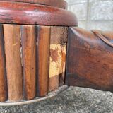 Drum table, 19th century mahogany pedestal table