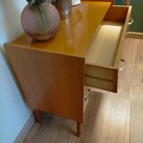 Scandinavian dresser vintage compass feet