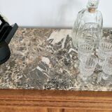 Oak bar furniture art deco style