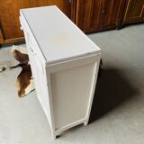 White parisian buffet - 2 drawers