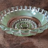 Vintage glass salad bowl