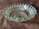 Vintage glass salad bowl