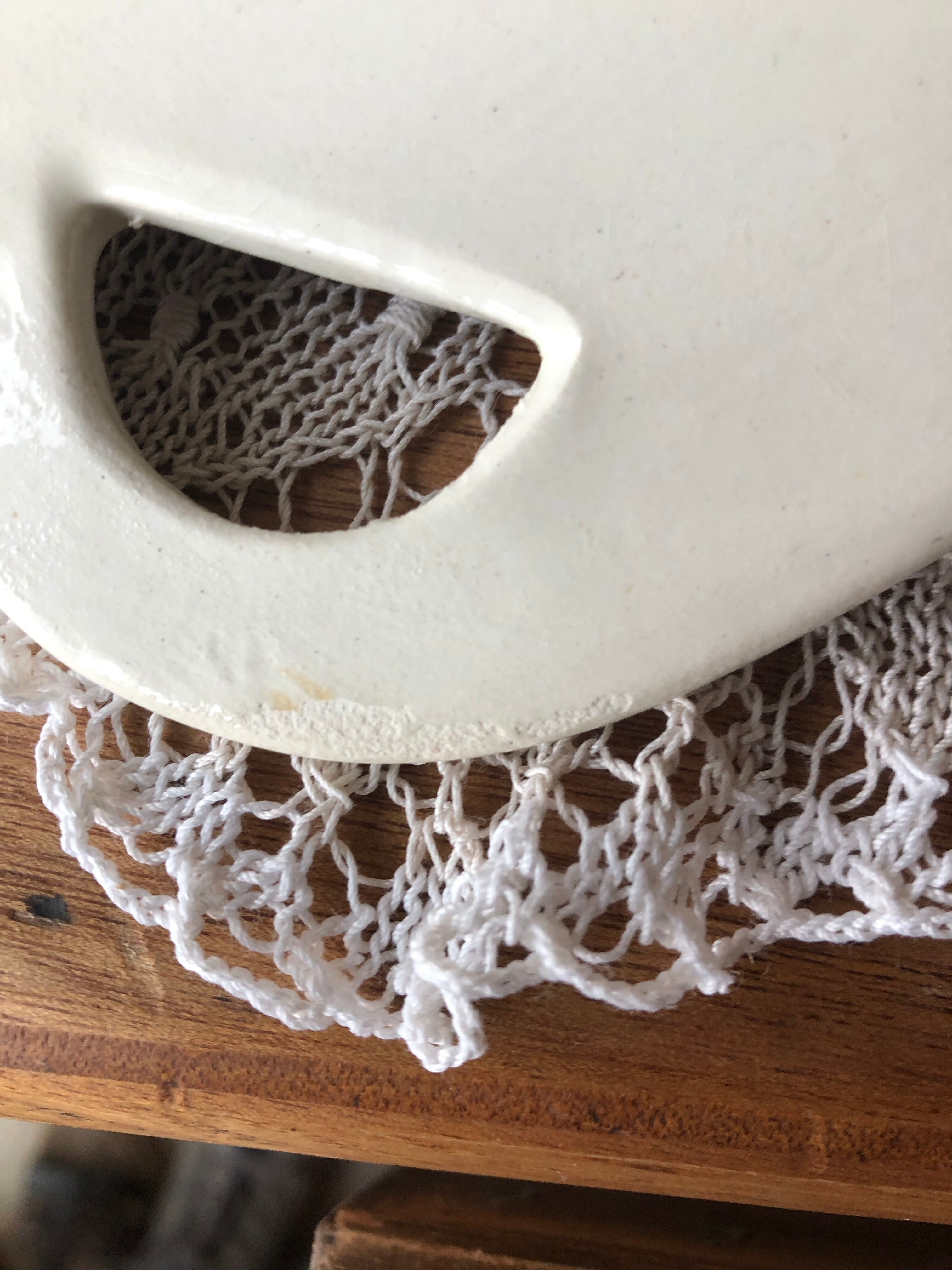 Plat terre de fer vintage