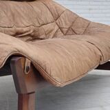 1970s, Norwegian design by Jan Erik Lindgren. 2-seater sofa model "Amazon".