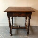 Old wooden side table