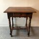Old wooden side table