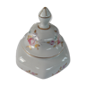 Bonbonnière en porcelaine motif floral style vintage