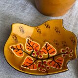 Vallauris ceramic pitcher, vase and bowls