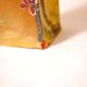Studio terracotta vase, glazed, hand-painted 1970