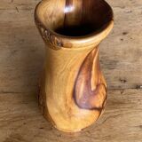 Ikebana wooden vase
