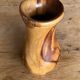 Ikebana wooden vase