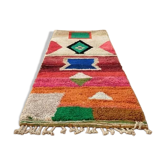 Tapis de couloir berbère coloré 75 x 280 cm