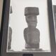 Vintage framed silver prints, Moais of Easter Island, ethnological mission from 1970
