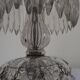 Napoleon III chandelier with crystal pendants, signed Portieux, 19th century.