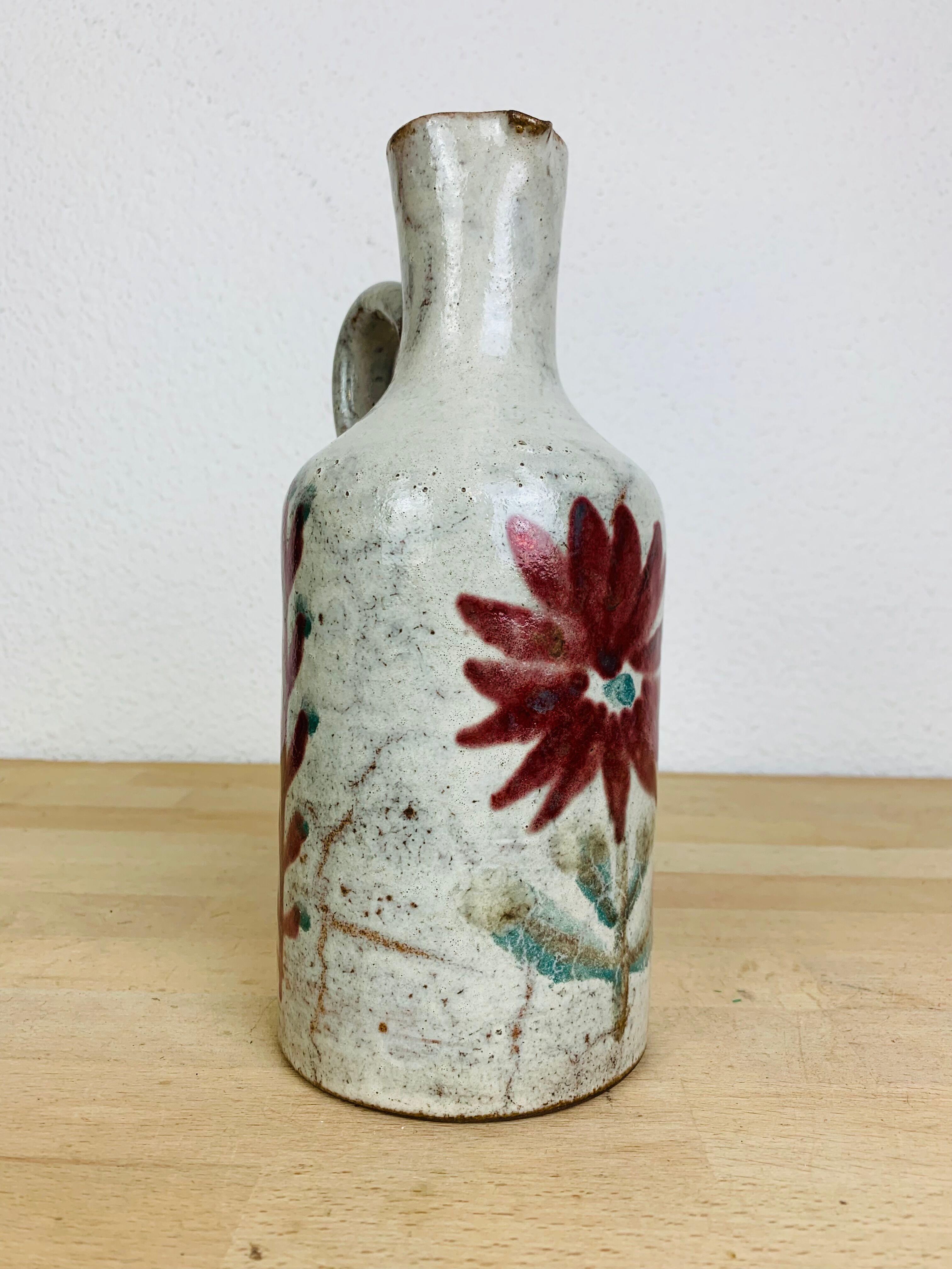 Ceramic pitcher by Gustave Raynaud Atelier le Murier