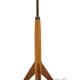 Lampadaire scandinave "tripode" en chêne, Suède, 1960