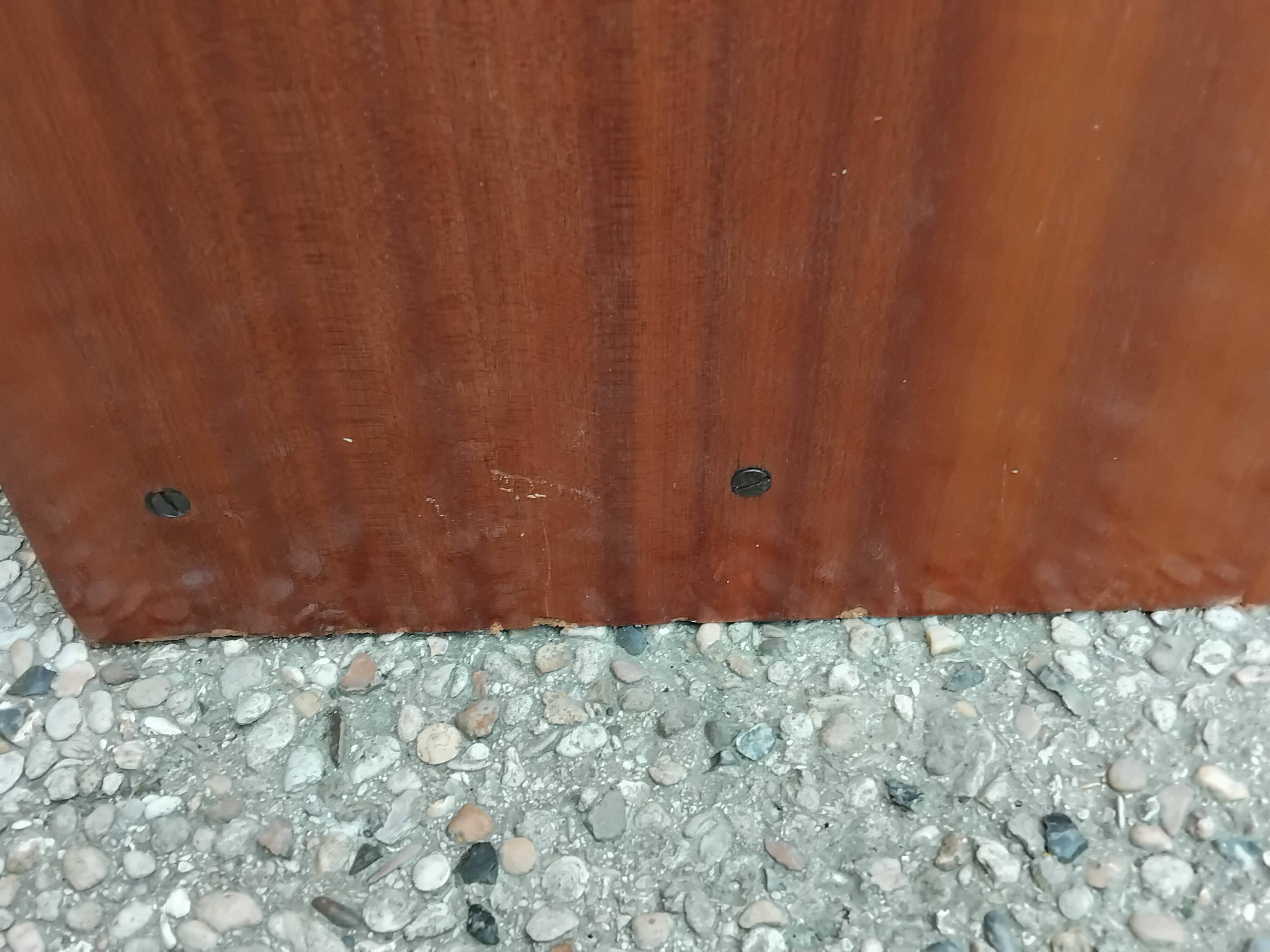 Vintage Scandinavian-style teak bookcase