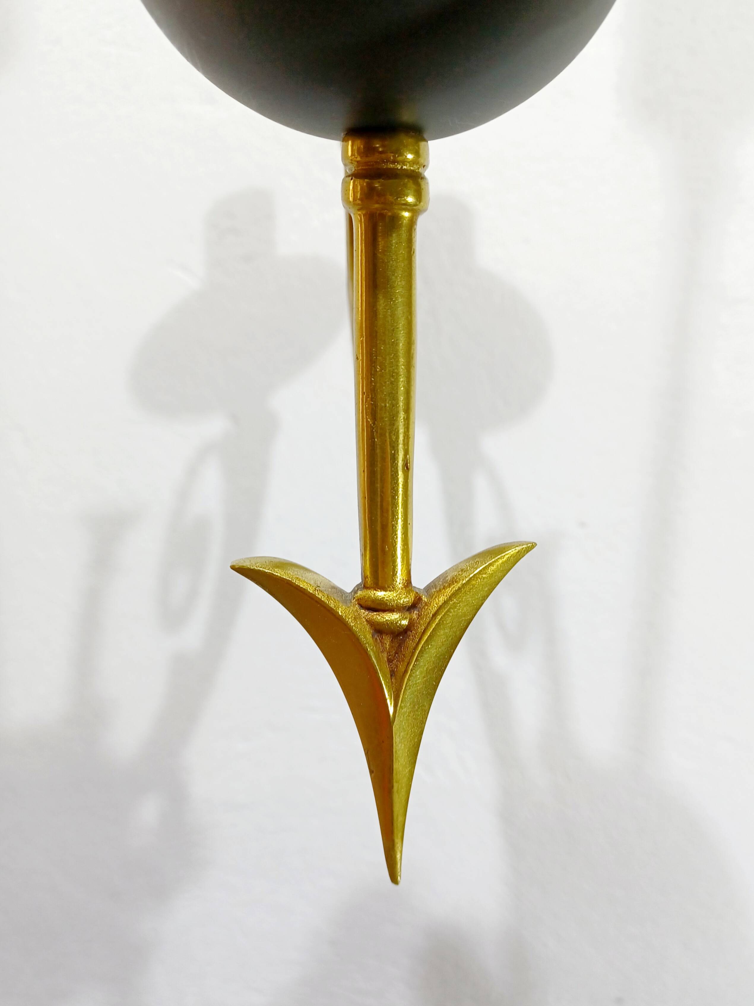 Empire Arrow Chandelier 3 Lights Bronze