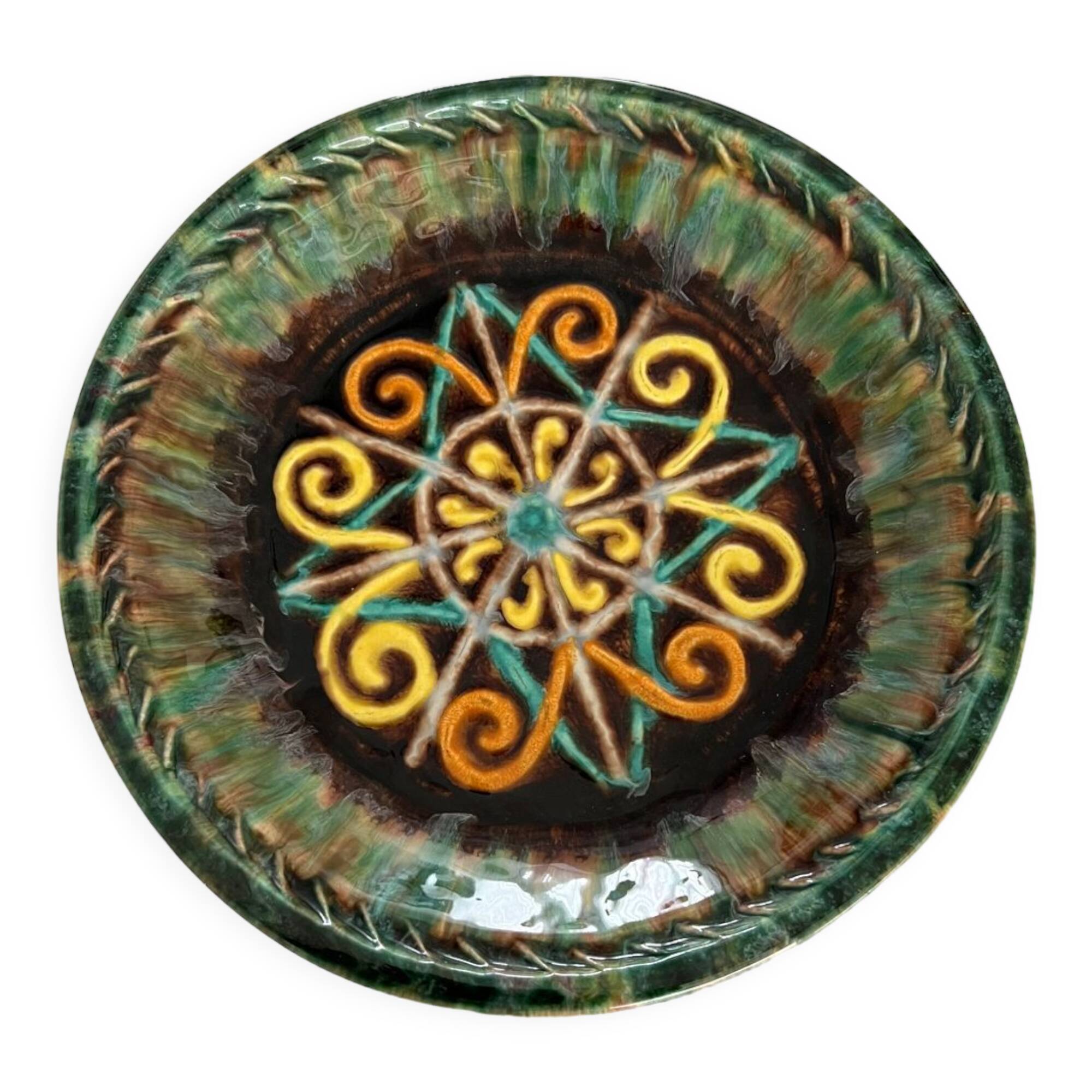 Ceramic dish rene Quillivic Quimper