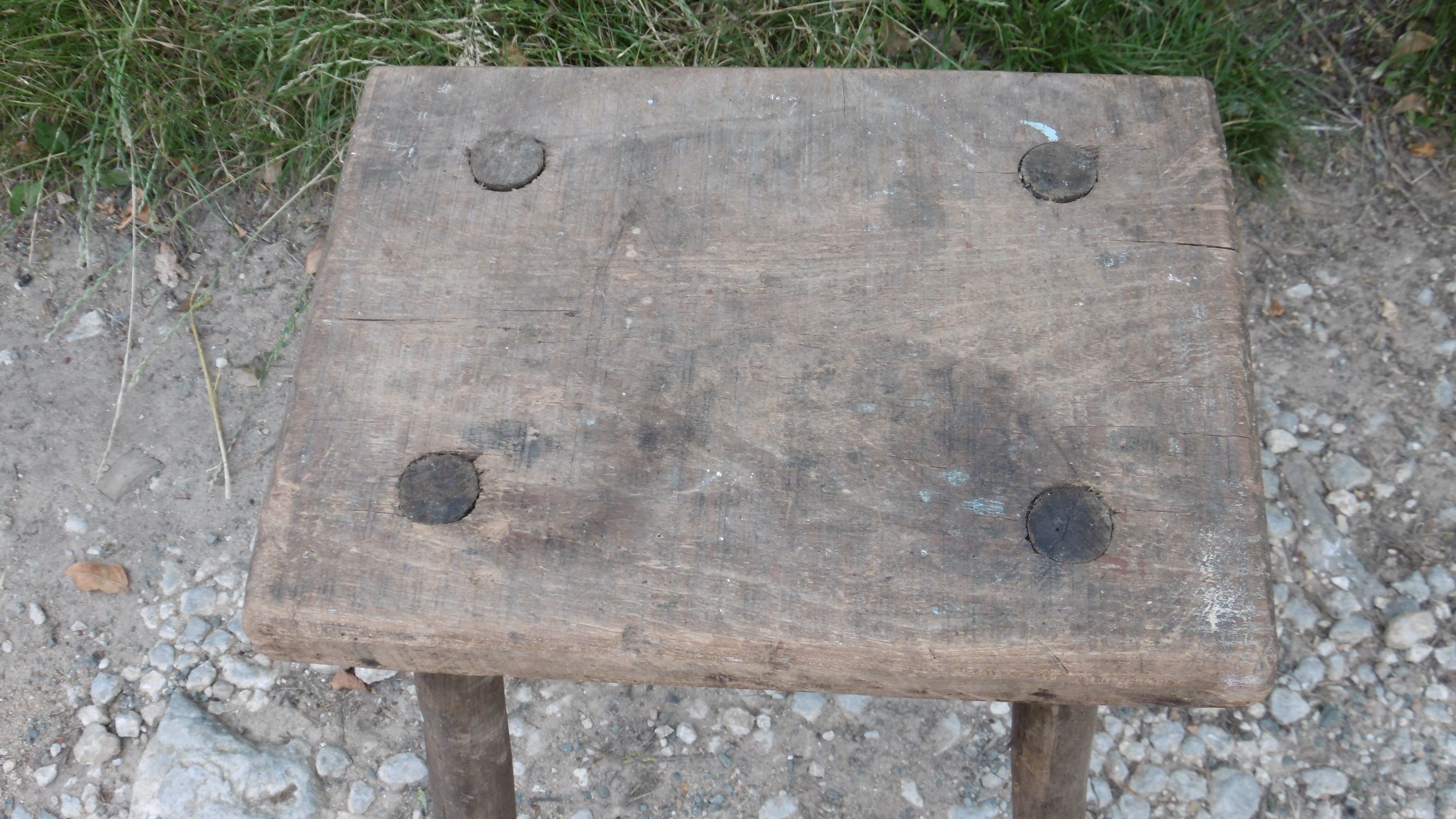 Rustic solid wood tab