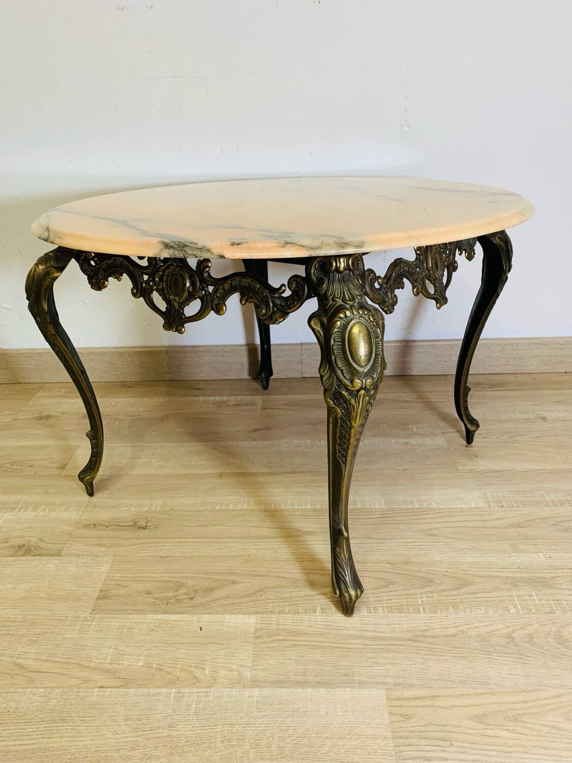 70's marble coffee table