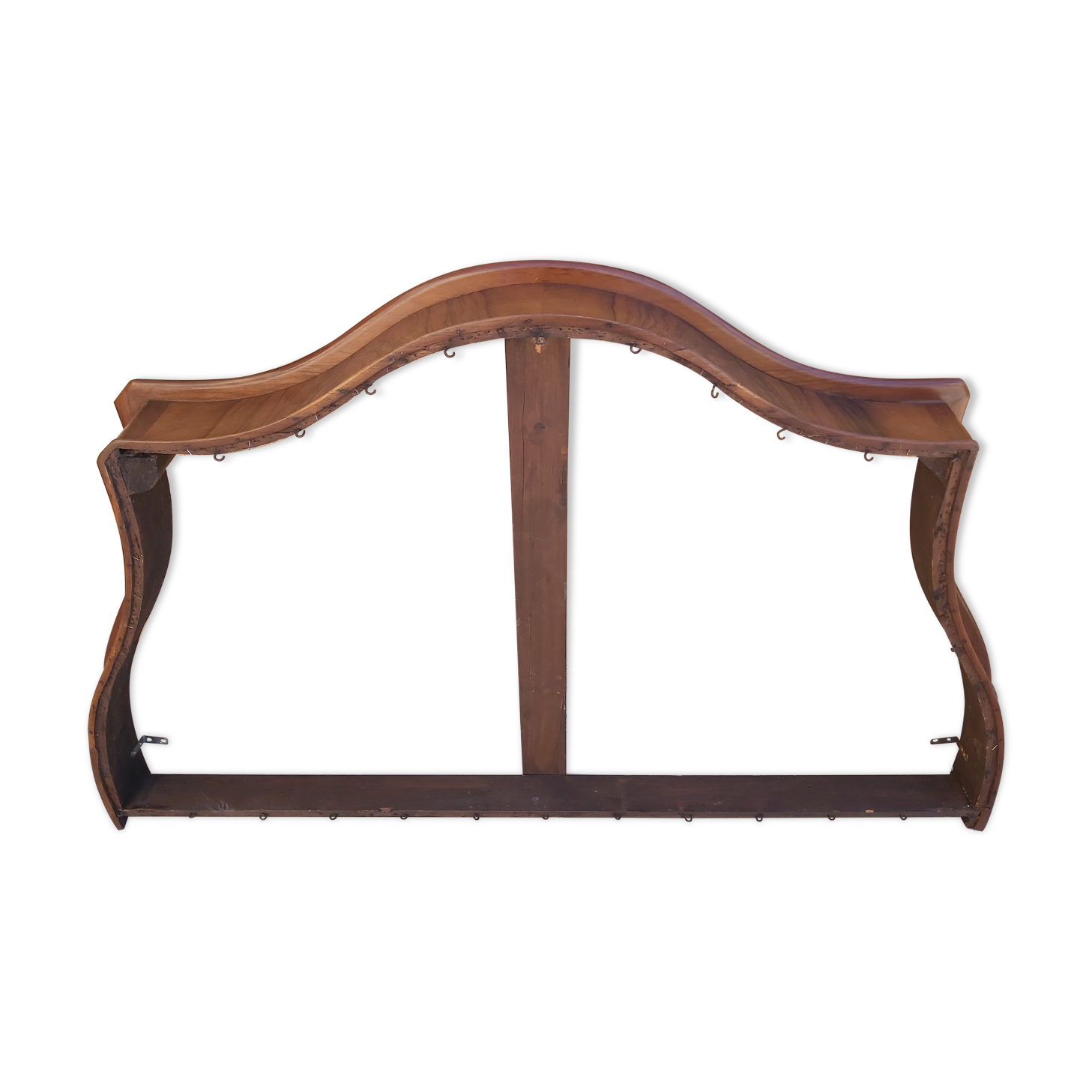 Louis Philippe bed sky in walnut