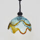 Vintage hanging lamp in blown Murano glass. 70s
