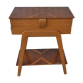 Vintage sewing basket