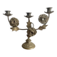 Antique 3-light 19th century candlestick