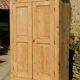 Superb Parisian wardrobe cloakroom cupboard in natural light pine.