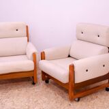Fauteuils vintage de style scandinave, 1970'