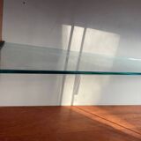 Vintage string shelf: glass box + board