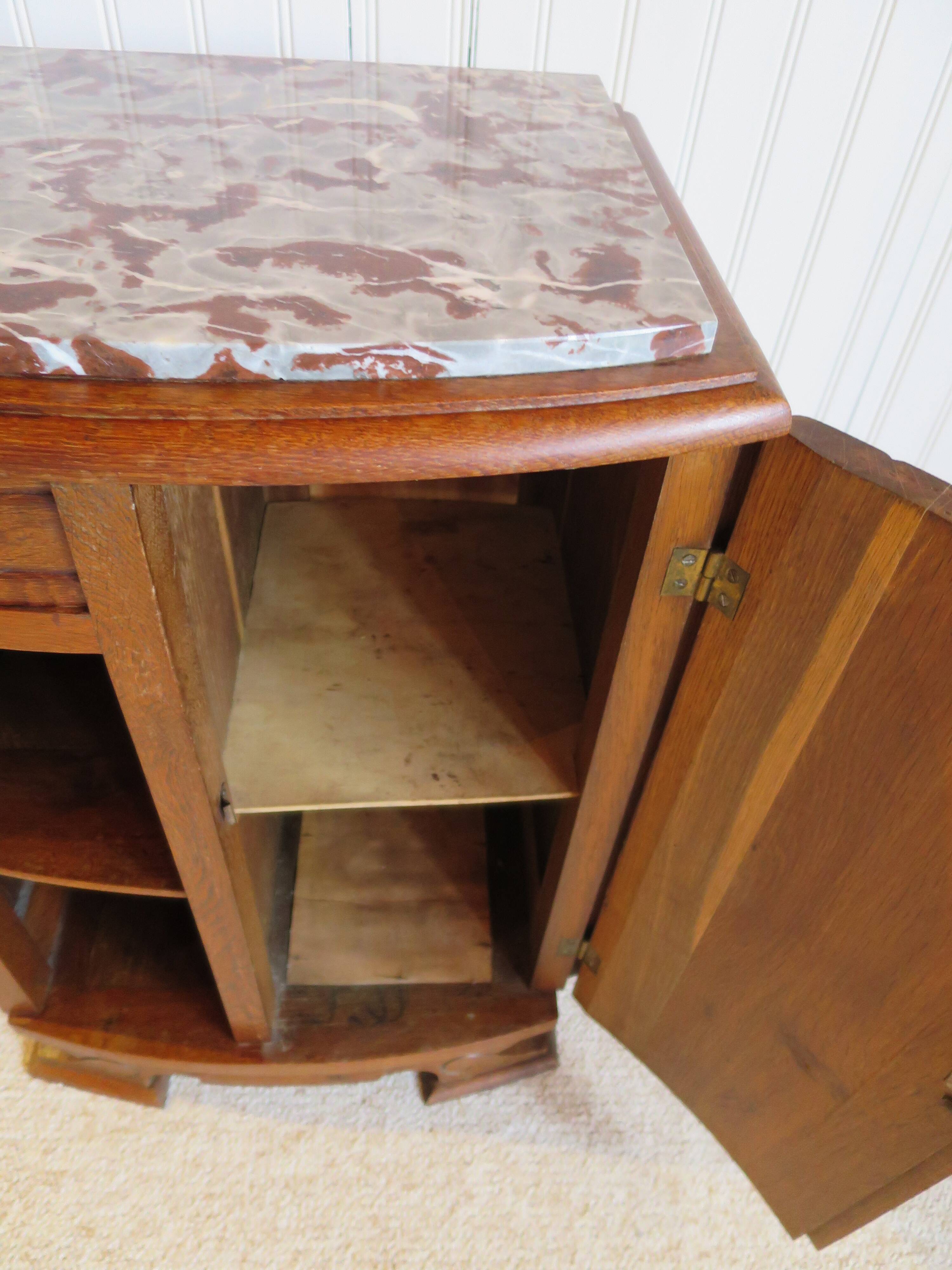 Bedside table - occasional furniture - Art Deco - 1 door - 1930s