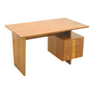 Walnut writing desk by Bohumil Landsman, 1970´s