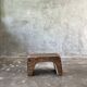 Low stool in old Asian monoxyl teak
