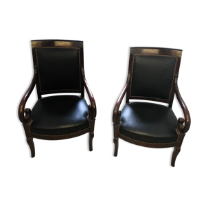 paire de fauteuils époque - restauration