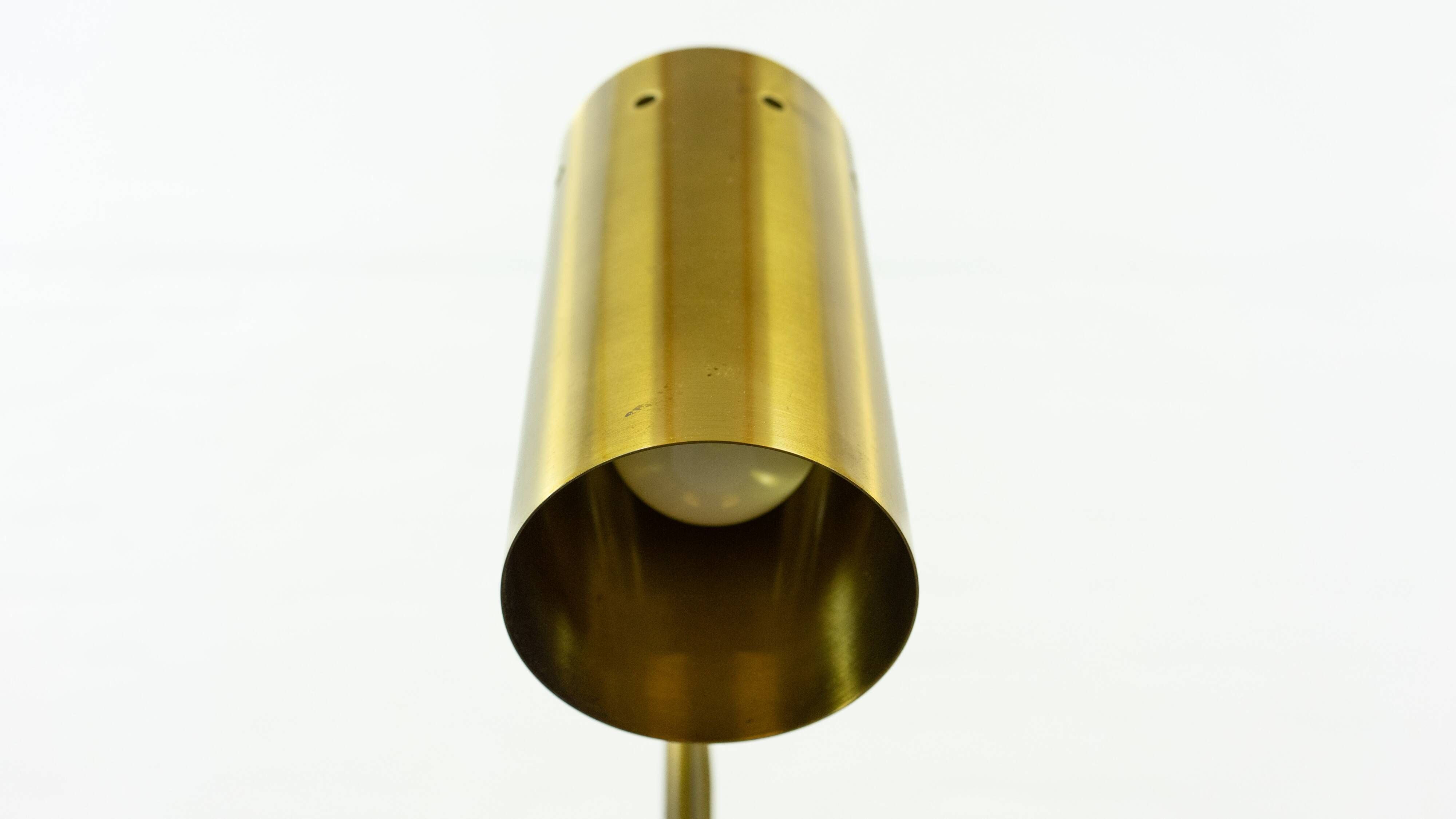 Midcentury Brass Floorlamp / Spot, 60s
