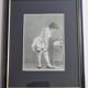 Original photogravure on glossy paper, Model in stockings and shoes 1900