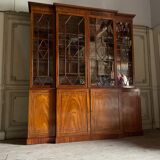 English mahogany bookcase circa 1900