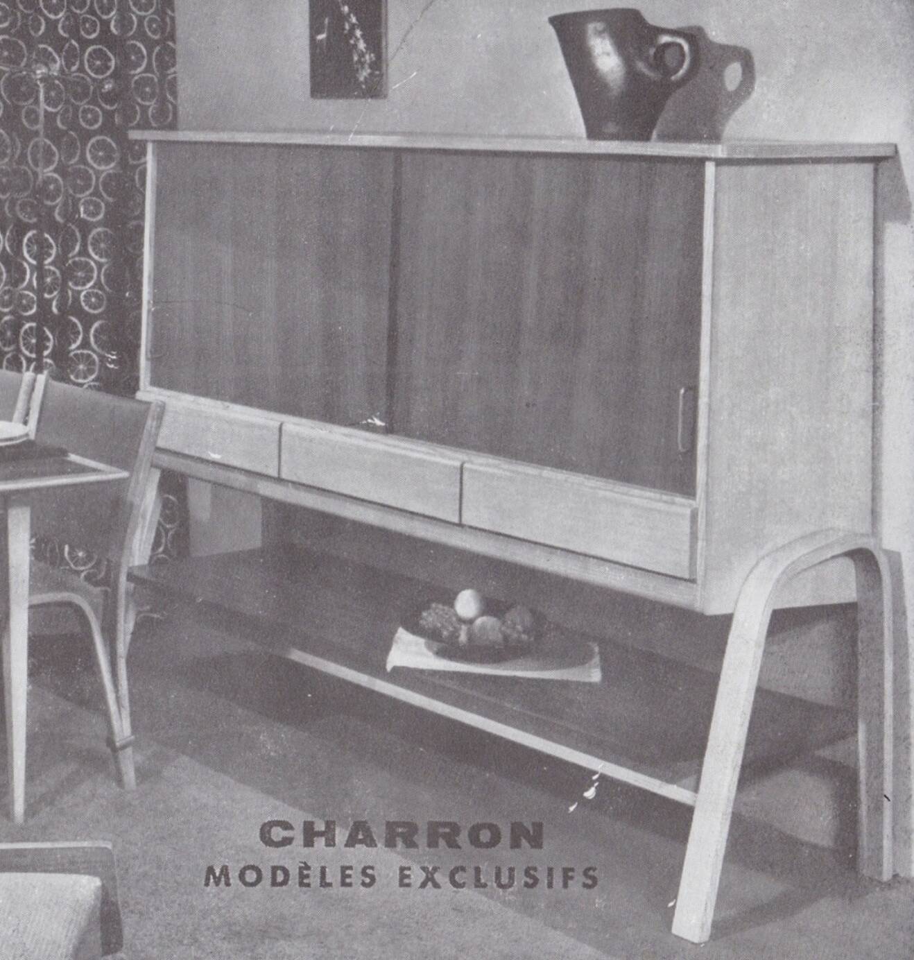 Meuble Haut de Joseph-André Motte Édition Charron Vintage 1950