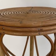 Rattan side table, 1960s