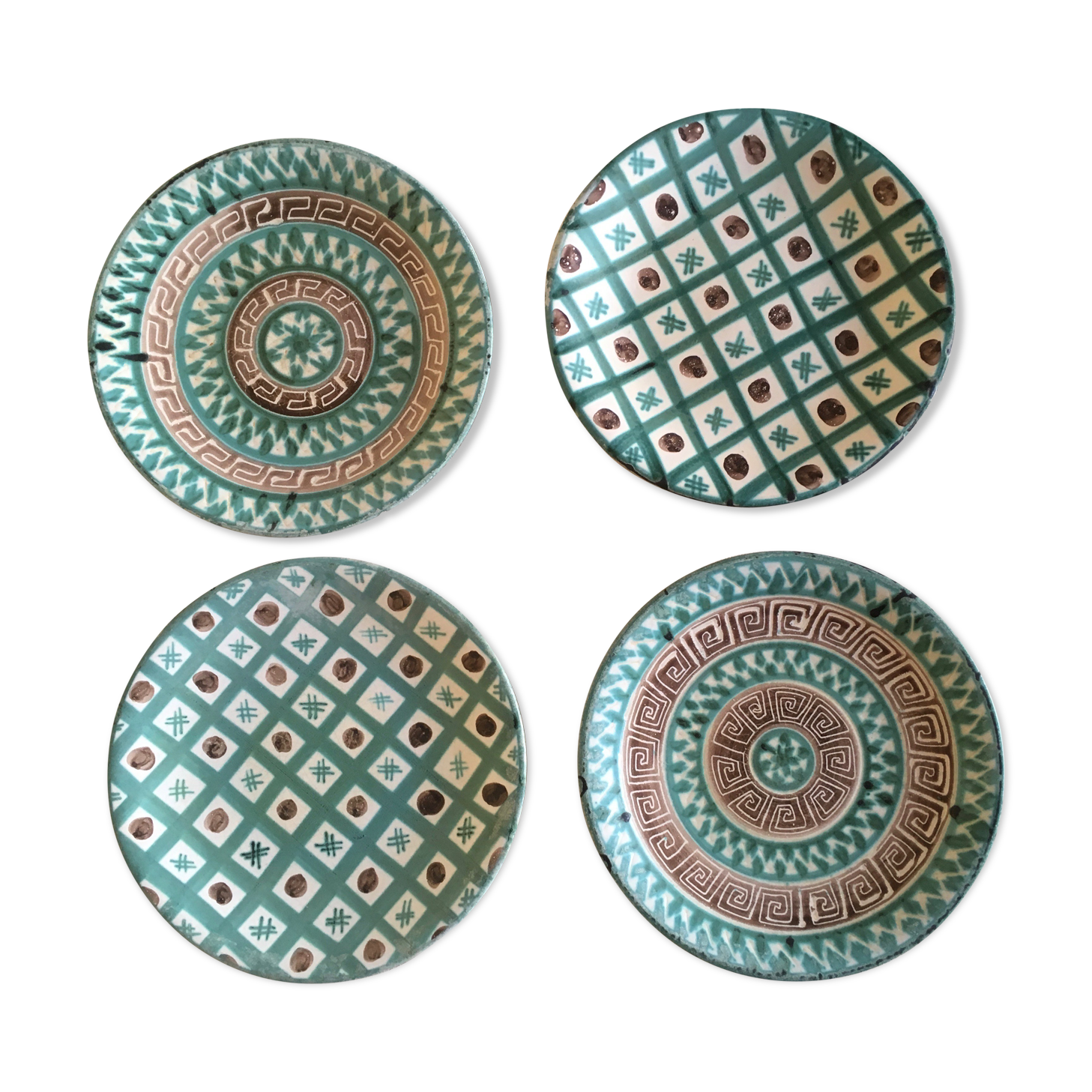 Platters Vallauris 60s Robert Picault