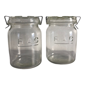 Paire de bocaux RAC - 1 litre